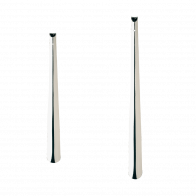 Lange metalen schoenlepel