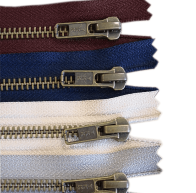 Cowboybag rits ondeelbaar gebrand 60 cm.