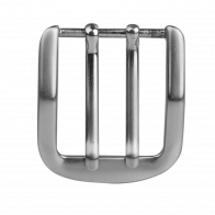 Broekriemgesp enkel met dubbele pen art.J700