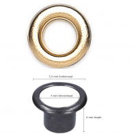 Ringen art.54 - gat Ø 4 mm