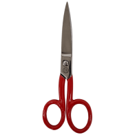 Overlederschaar gebogen 17 cm met pvc rechtshandig