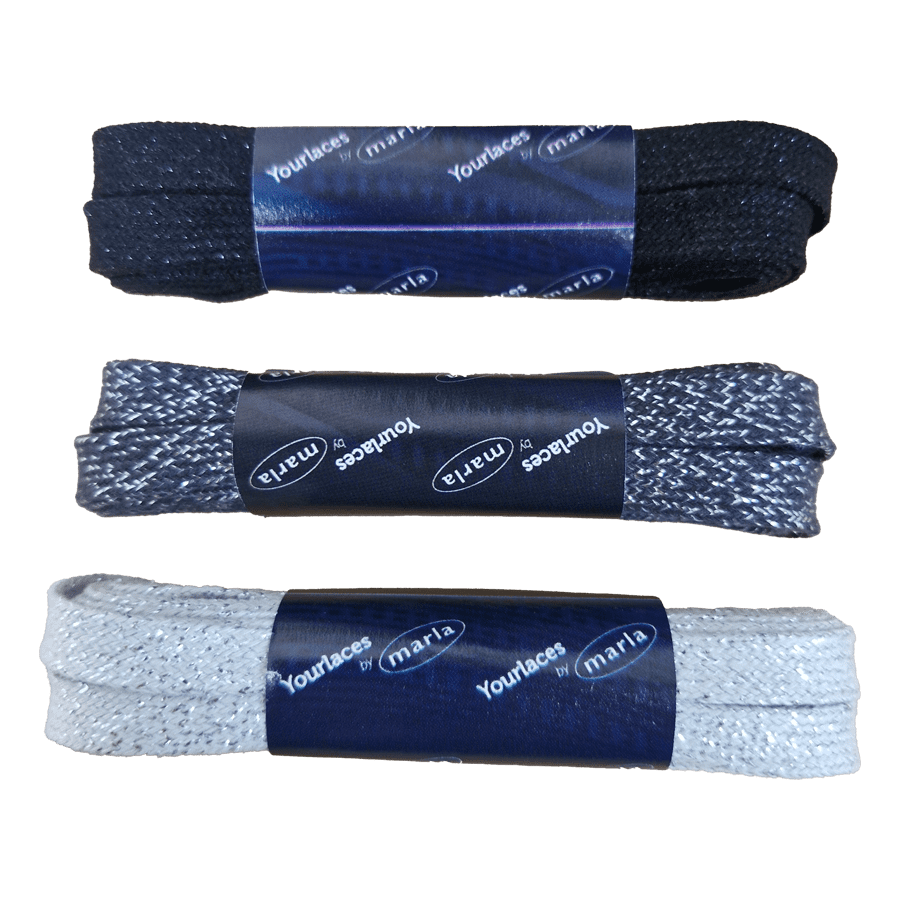 Yourlaces glitterveter plat