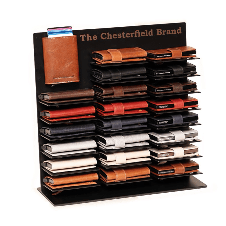 Chesterfield Creditcard Wallet Display metaal - 23 stuks
