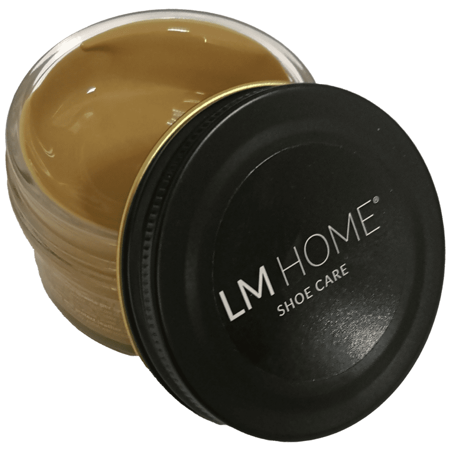 LM HOME Schoencreme in glazen pot