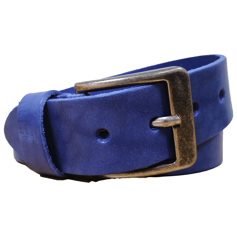 Nerflederen herenriem, 40 mm breed
