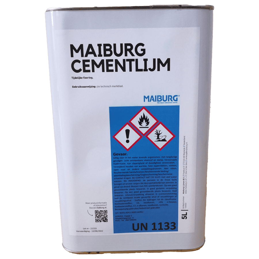 Cement lijm 5 liter