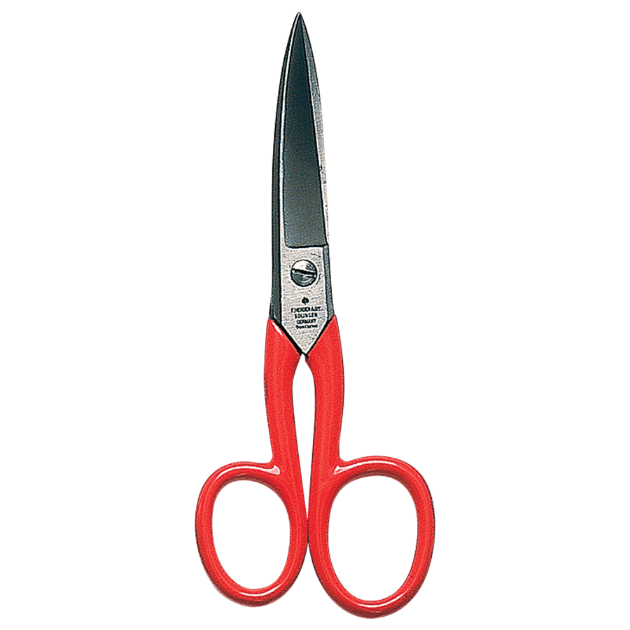 Overlederschaar gebogen 17 cm